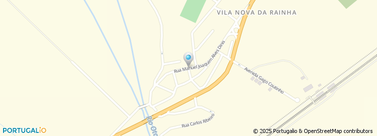 Mapa de Rua Manuel Joaquim Alves Dinis