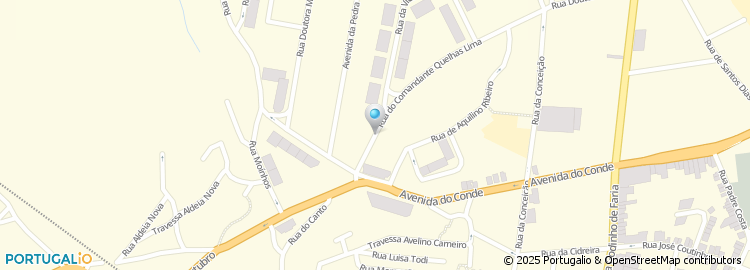 Mapa de Rua da Quelha