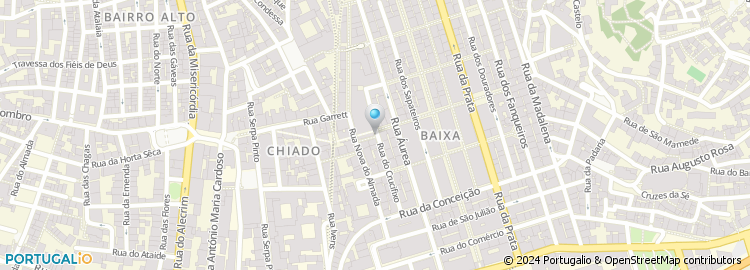 Mapa de Baixa & Chiado - Hotel, S.a.