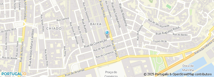 Mapa de Baptista & Reis, Lda