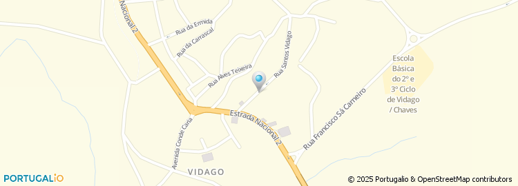 Mapa de Bar Cine Vidago