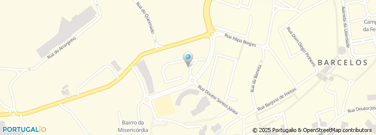 Mapa de Rua Amaral Ribeiro
