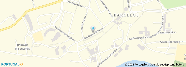 Mapa de Rua Barjona de Freitas