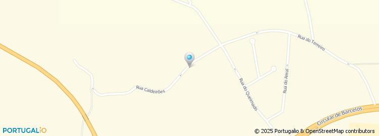 Mapa de Rua dos Caldeirões