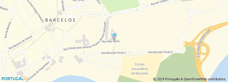 Mapa de Rua Silva Vieira