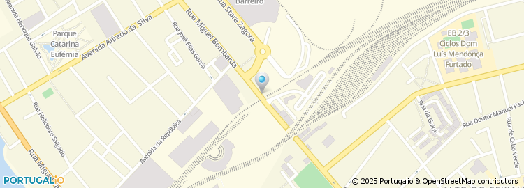 Mapa de Barreirauto-Comercio de Automoveis Lda