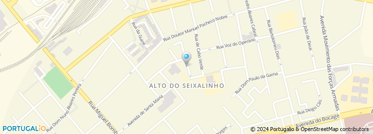 Mapa de Rua São Pedro de Alcântara
