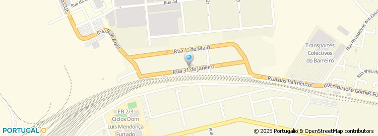 Mapa de Rua 31 de Janeiro