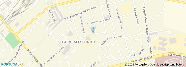 Mapa de Rua Aquilino Ribeiro