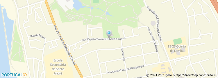 Mapa de Rua Capitão Tenente Oliveira e Carmo