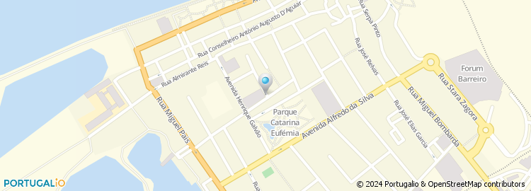 Mapa de Rua do Futebol Clube Barreirense