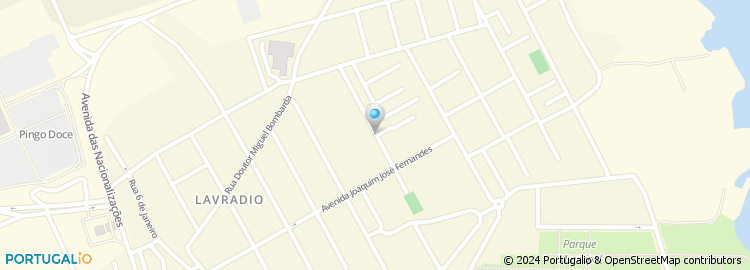 Mapa de Rua Palmira Bastos