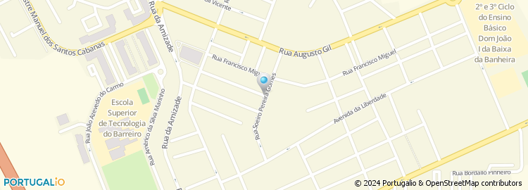 Mapa de Rua Rui Monteiro Leite