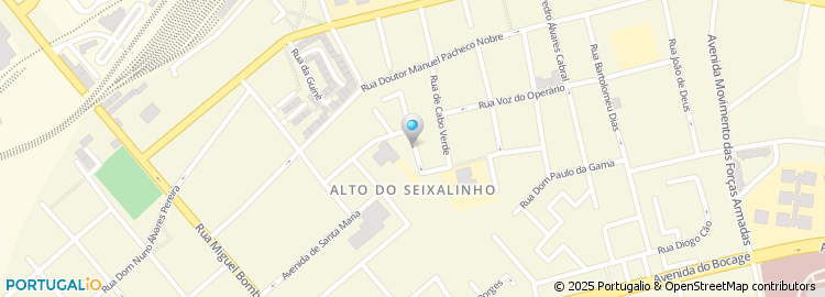 Mapa de Rua São Pedro de Alcântara