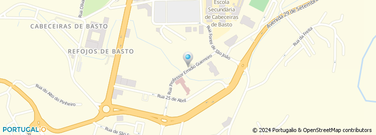 Mapa de Bastodual - Imobiliária Unipessoal, Lda