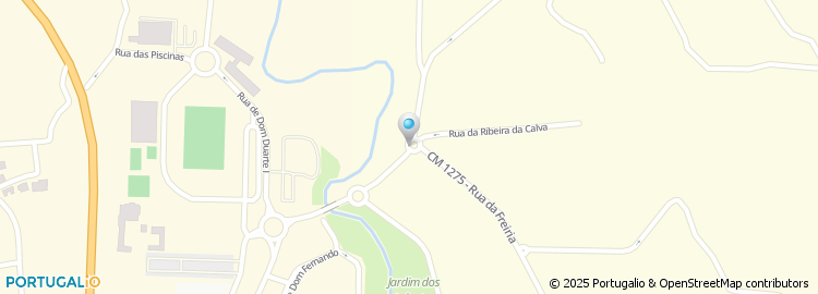 Mapa de Rua do Ribeiro da Calva