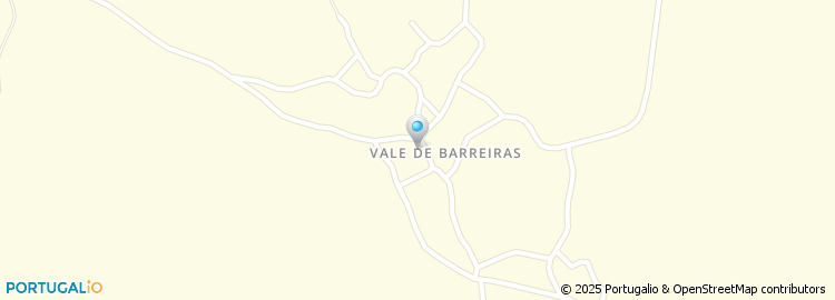 Mapa de Vale de Barreiras