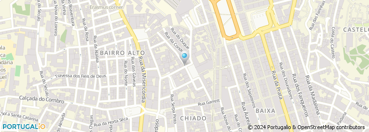 Mapa de BDF Chiado - Consultores Imobiliarios Mediação Imobiliária, Lda