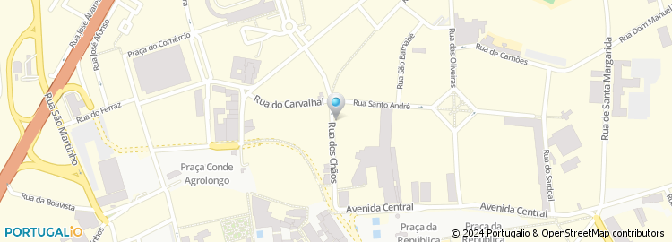 Mapa de Beauty Stores, Braga 2
