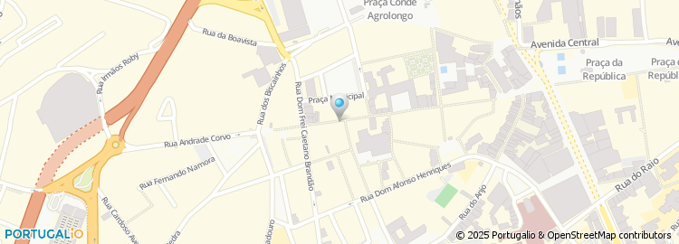 Mapa de Beauty Stores, Braga