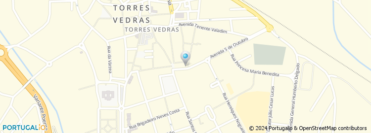 Mapa de Beauty Stores, Torres Vedras