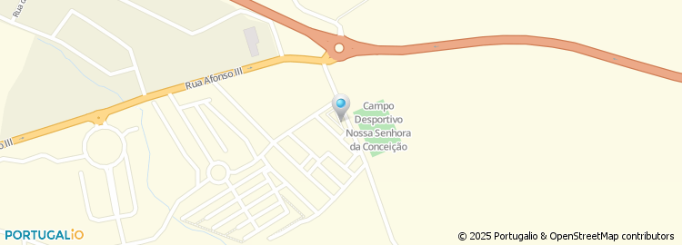 Mapa de Largo Raúl de Carvalho