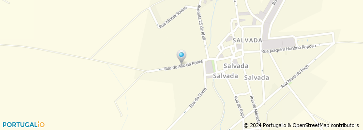 Mapa de Rua Alto Ponte