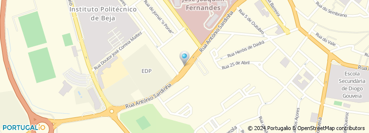 Mapa de Rua António Sardinha