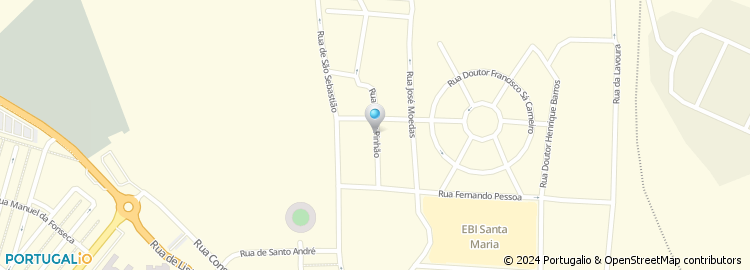 Mapa de Rua Carlos Pinhão
