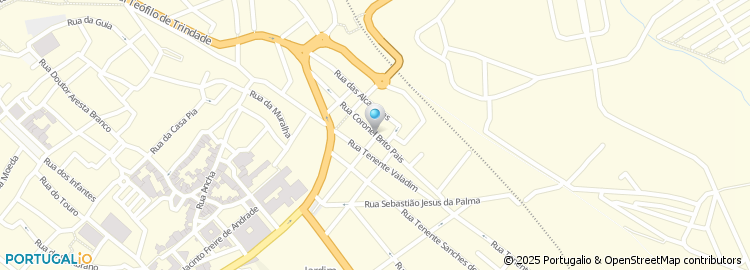 Mapa de Rua Coronel Brito Pais