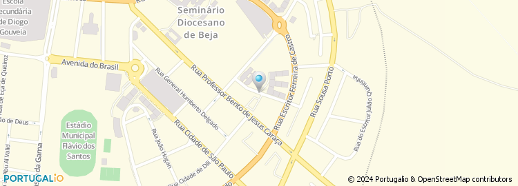 Mapa de Rua Doutor António Belard da Fonseca