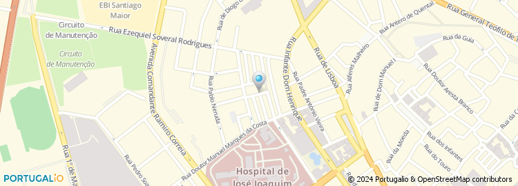 Mapa de Rua Doutor Joaquim Carrusca