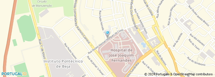 Mapa de Rua Doutor Manuel Marques da Costa