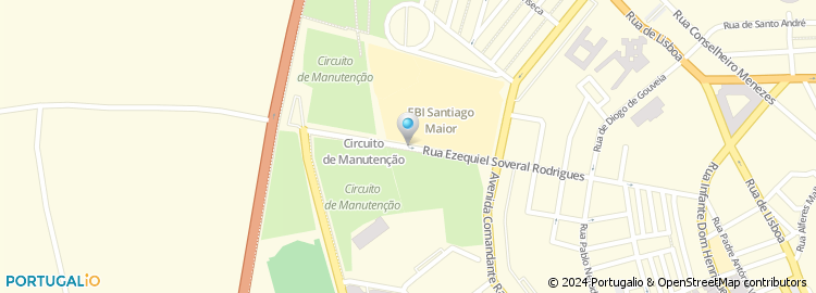 Mapa de Rua Ezequiel Soveral Rodrigues