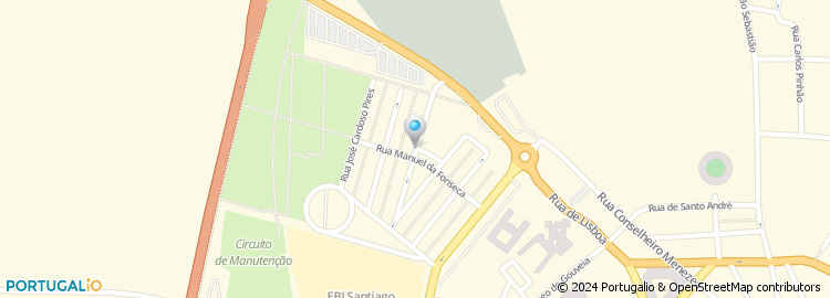 Mapa de Rua Manuel da Fonseca