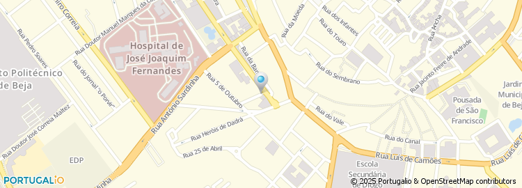 Mapa de Rua Rainha Dona Amélia