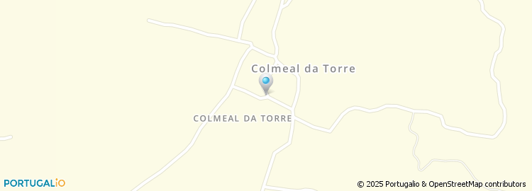 Mapa de Colmeal da Torre