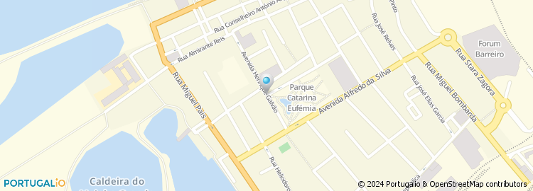 Mapa de Beltrão Coelho Barreiro - Porto Alto Equip. de Escritorio, Lda