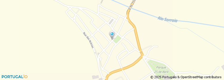 Mapa de Rua dos Bombeiros Voluntários