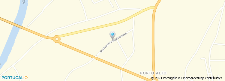 Mapa de Rua Francisco Maria Gomes