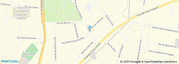 Mapa de Bernardino Alves, Lda