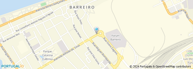 Mapa de Bershka, Forum Barreiro