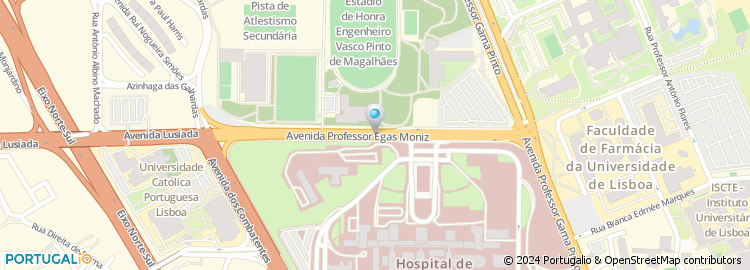 Mapa de BES, Banco Espírito Santo, Hospital Santa Maria
