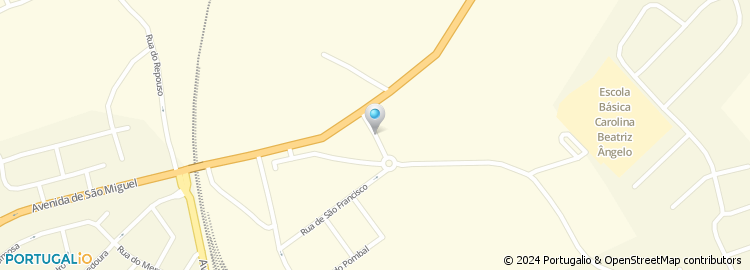 Mapa de Betorel - Centro de Inspecções Automóveis, Lda