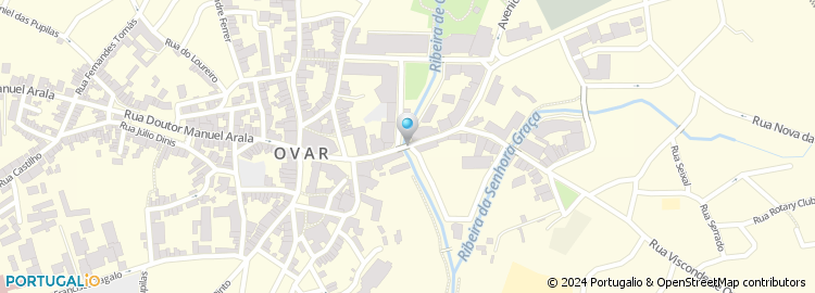 Mapa de Biblioteca Municipal de Ovar