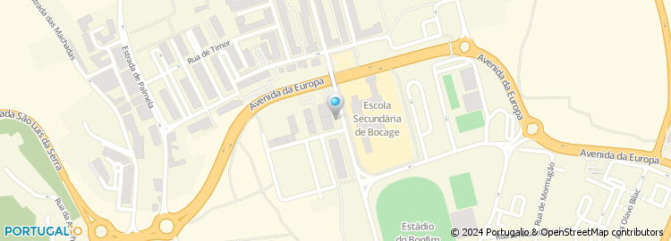 Mapa de Biothecare Estétika, Setúbal