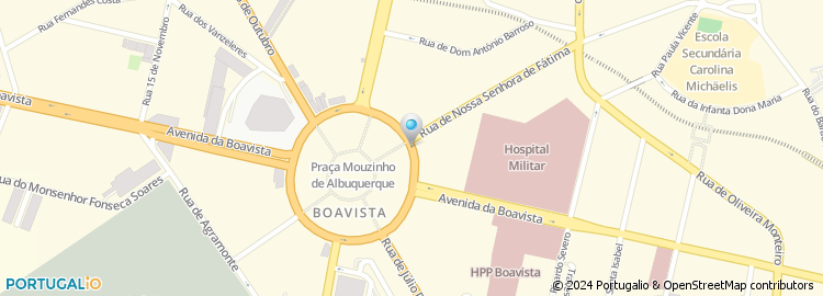 Mapa de Boavista Expresso, Lda