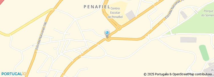 Mapa de Bombeiros Voluntarios de Penafiel