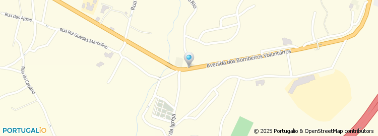 Mapa de Bombeiros Voluntarios de Rebordosa