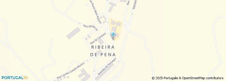 Mapa de Bombeiros Voluntarios de Ribeira Pena